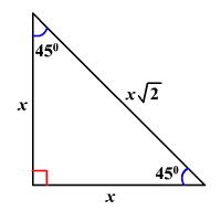 45 45 90 triangle